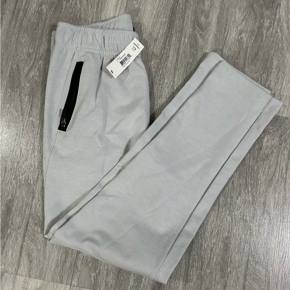 Joe Fresh Gray Tapered Joggers with Elastic Waistband